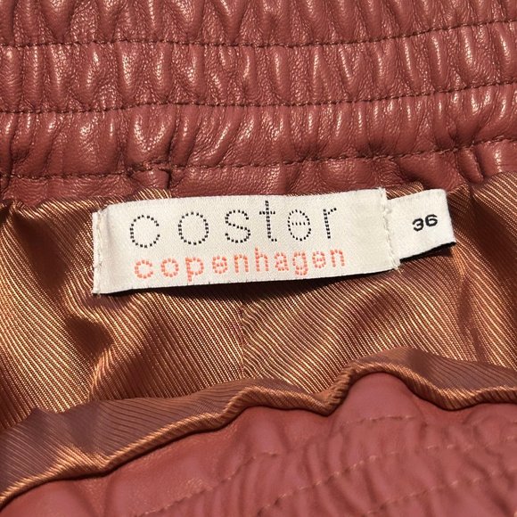 Soft Goat Leather Skirt w/Pockets, COSTER COPENHAGEN Denmark Euro Sz 36; US 6 - Picture 7 of 7